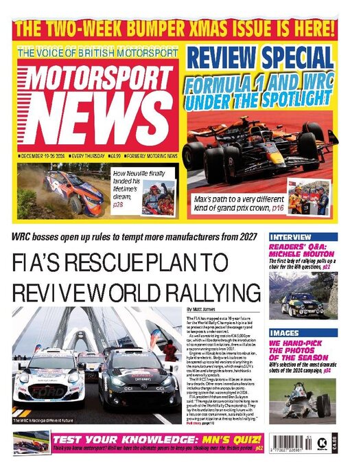 Title details for Motorsport News by Kelsey Publishing Ltd - Available